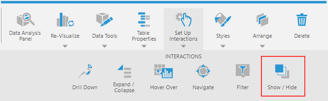 Display the ranges of colors generated
