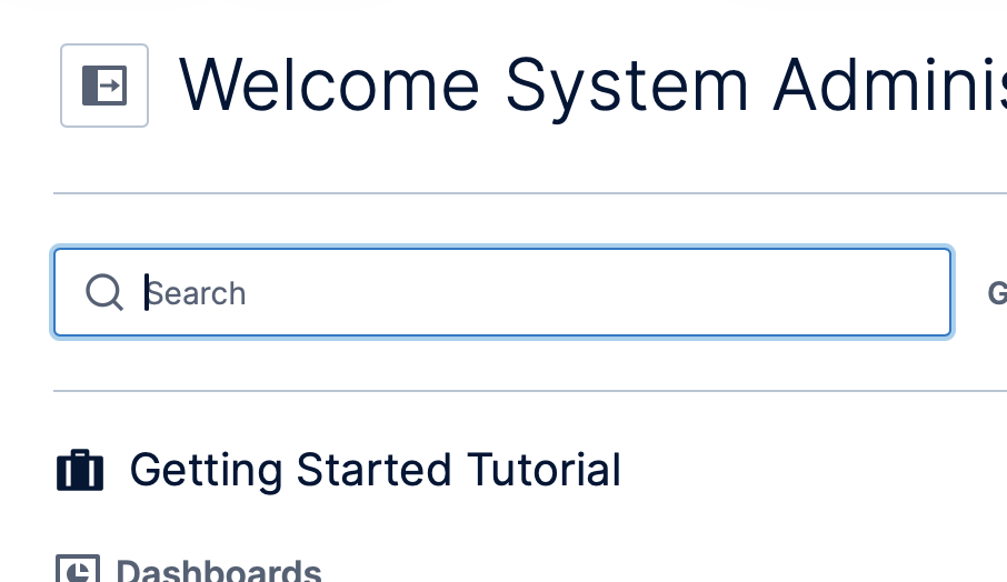 Search the available views